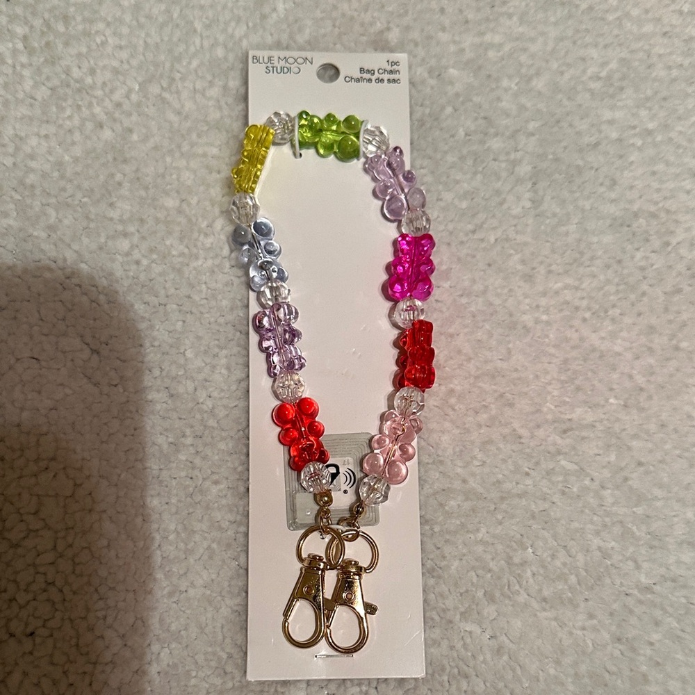 Multicolor Gummy Bear Bag Chain